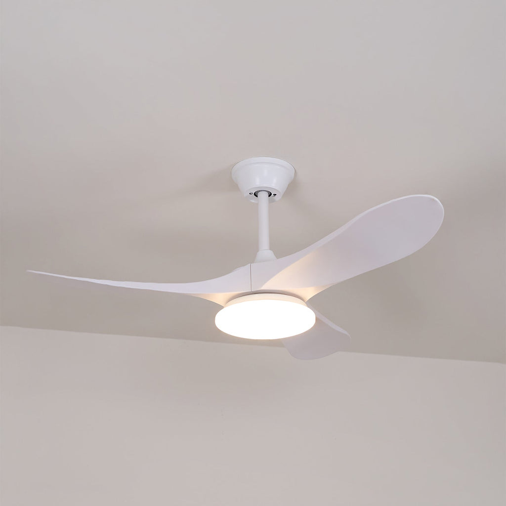 Stropní ventilátor se světlem Virelo — varianty velikosti 42"/52"
