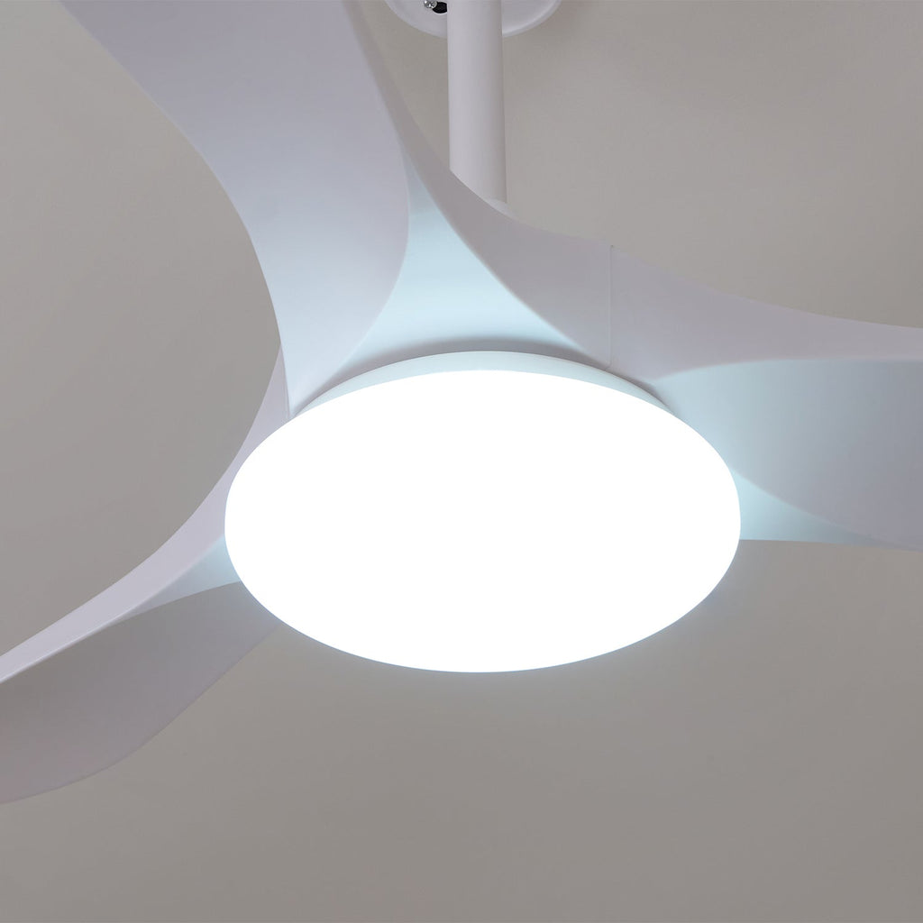 Stropní ventilátor se světlem Virelo — varianty velikosti 42"/52"