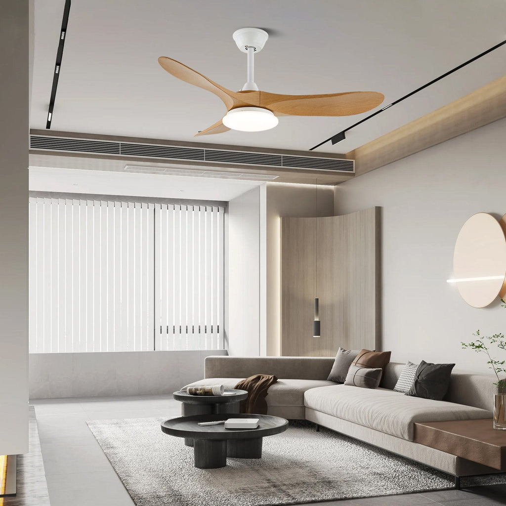 Stropní ventilátor se světlem Virelo — varianty velikosti 42"/52"