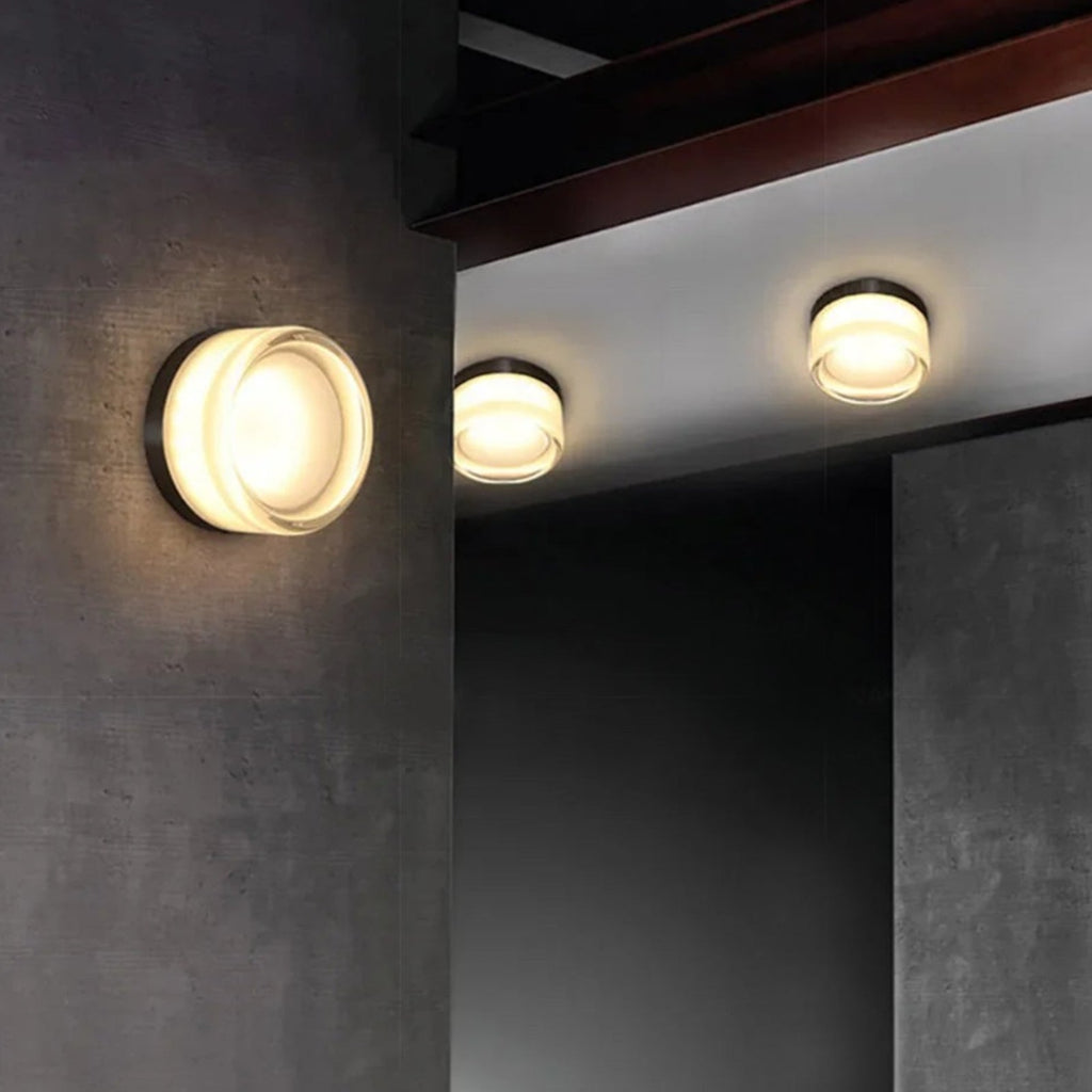 Aurelia üveg fali lámpa kortárs stílusban