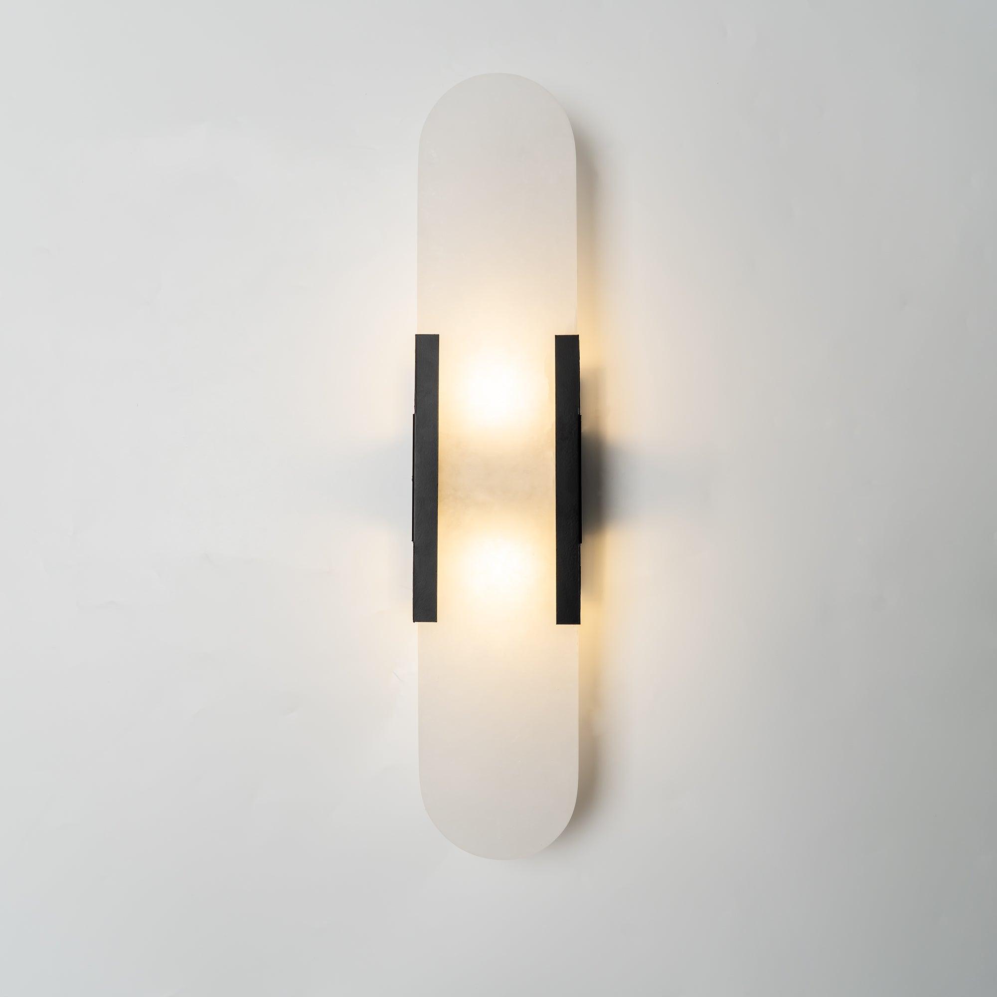Melange Elongated Alabaster Wall Lamp - Vakkerlight
