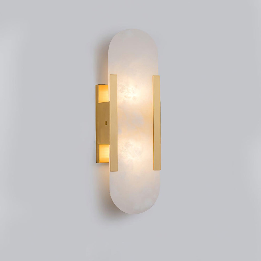 Melange Elongated Alabaster Wall Lamp - Vakkerlight