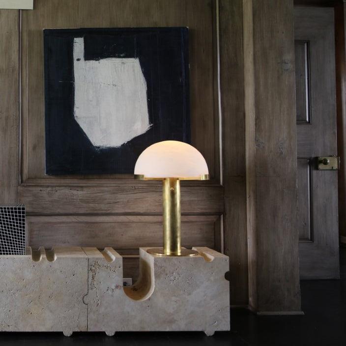 Elegance Minimalist Alabaster Table Lamp