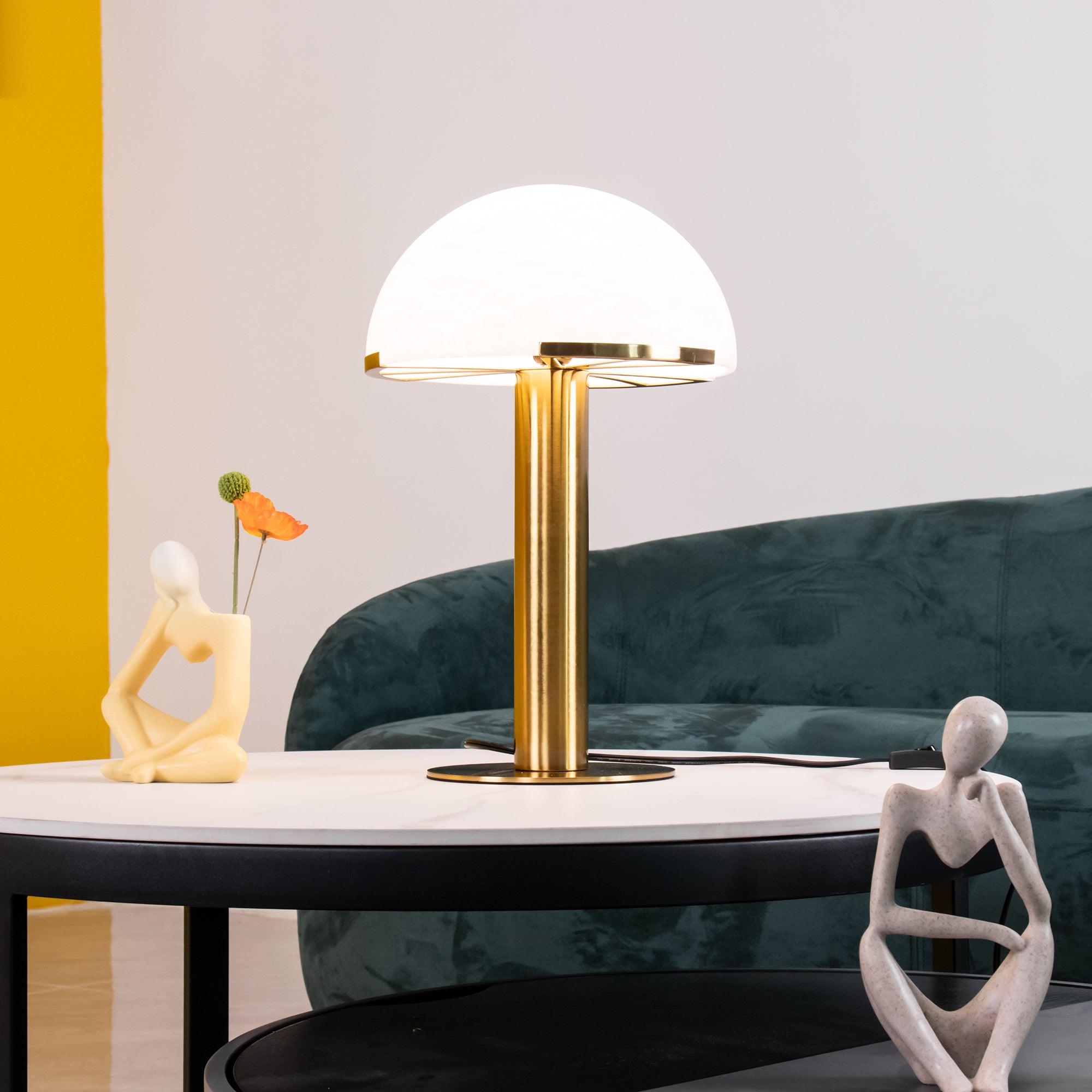 Elegance Minimalist Alabaster Table Lamp