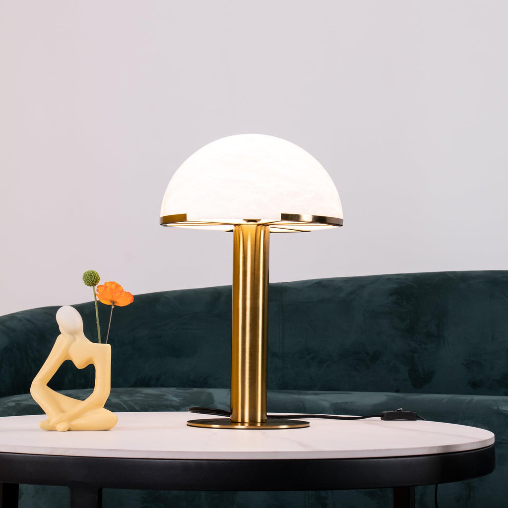 Elegance Minimalist Alabaster Table Lamp