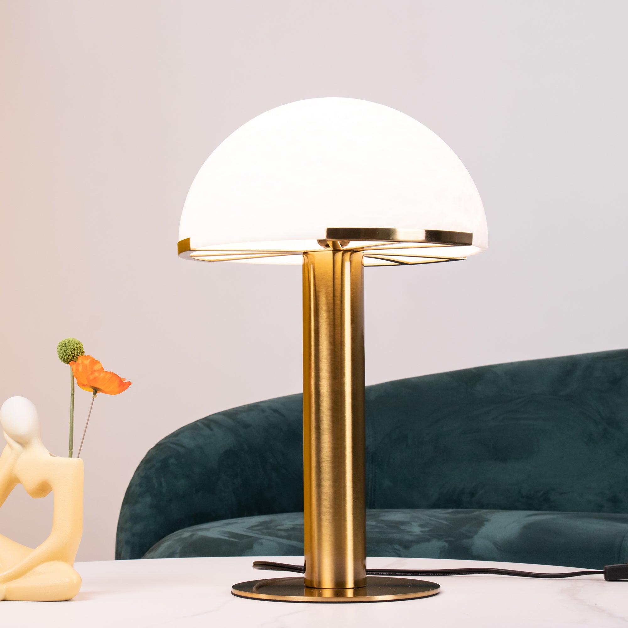 Elegance Minimalist Alabaster Table Lamp