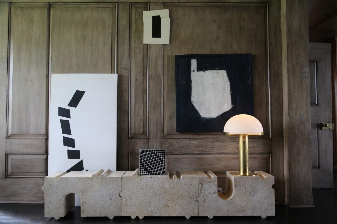 Elegance Minimalist Alabaster Table Lamp