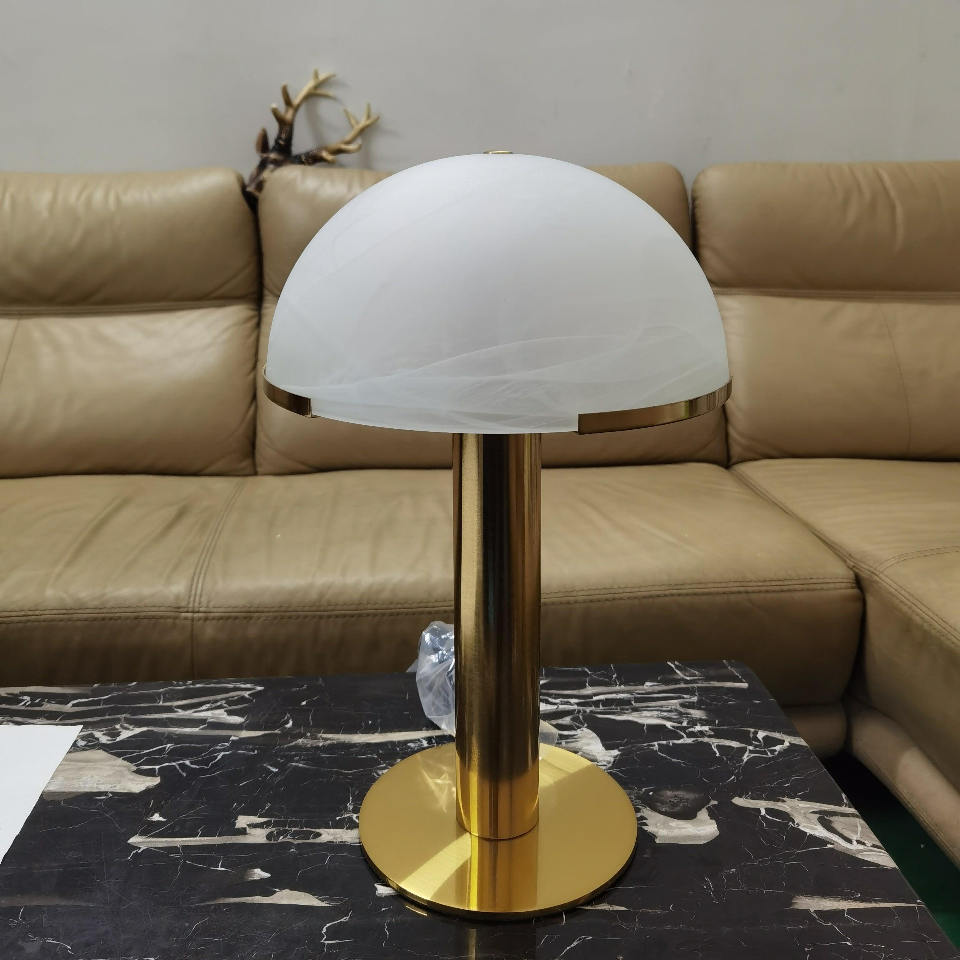 Elegance Minimalist Alabaster Table Lamp