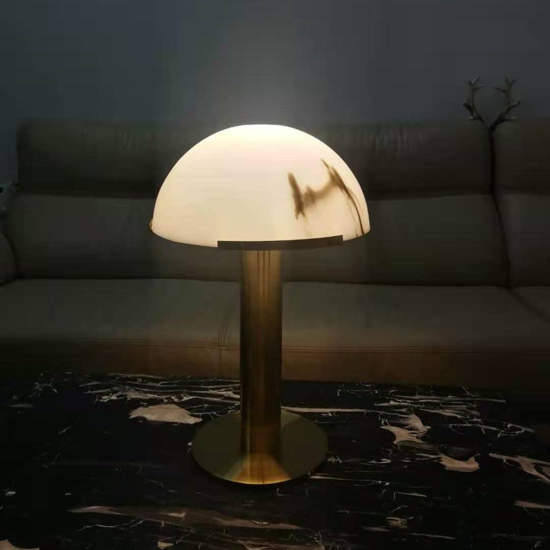 Elegance Minimalist Alabaster Table Lamp