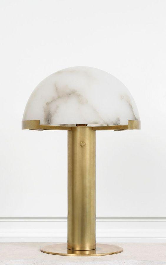 Elegance Minimalist Alabaster Table Lamp