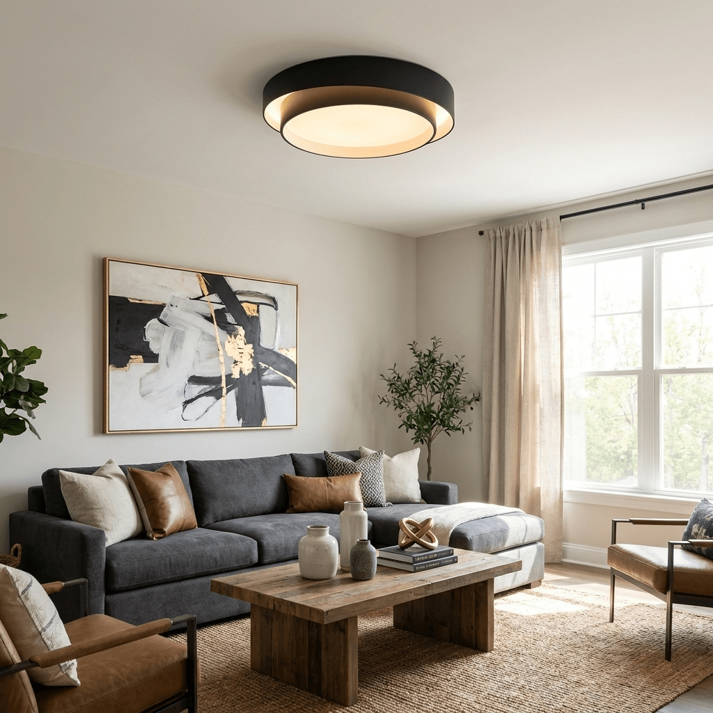 Melody Modern Cylinder Ceiling Lamp