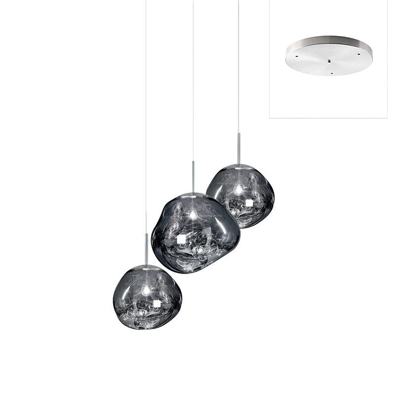 Lampada a sospensione Solara - Composizione scultorea irregolare