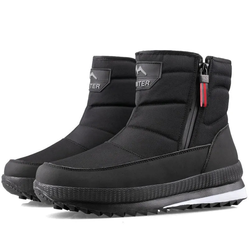 GlacierTrail Men's Winter Boots Warm Waterproof Outdoor
