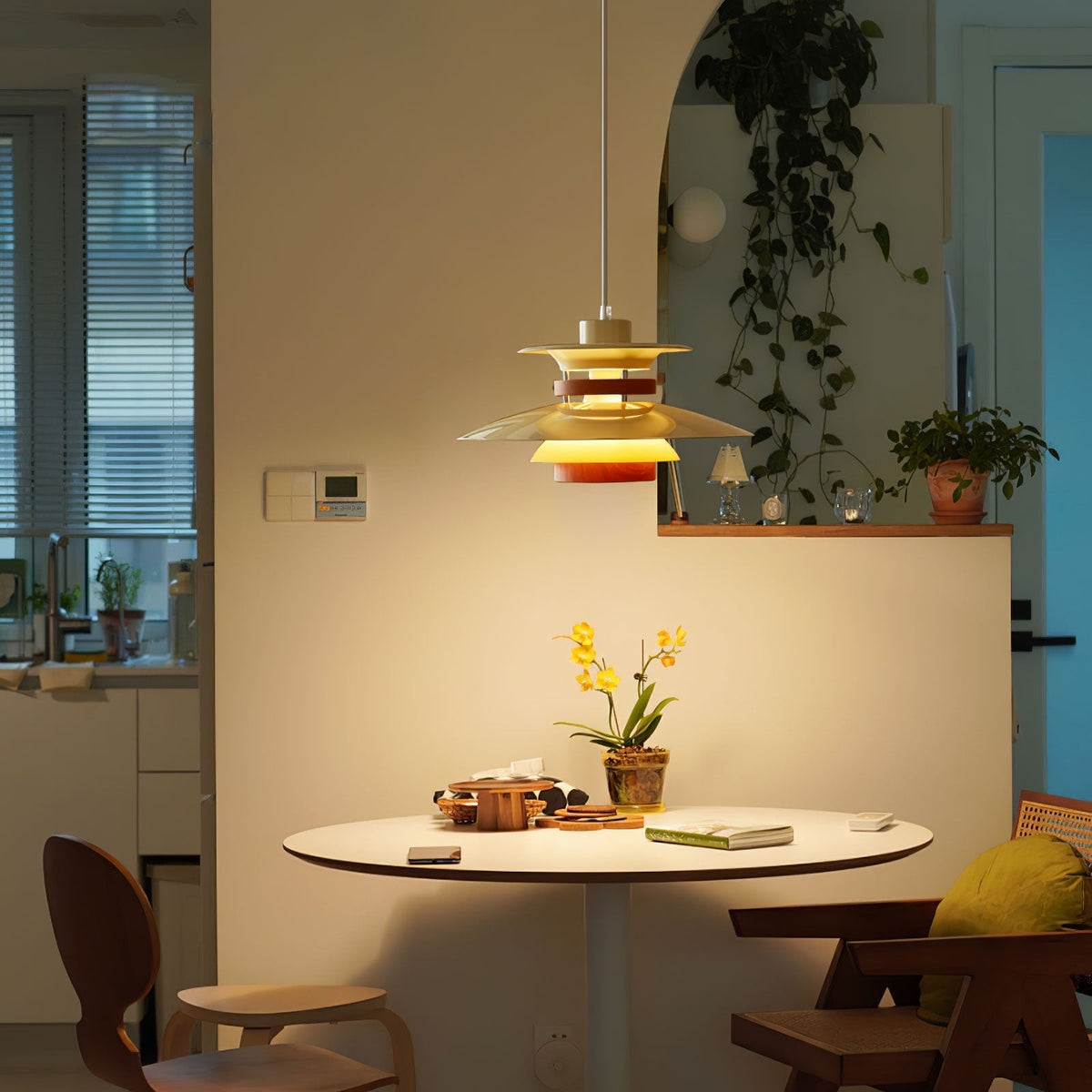 Mercero pendellampe med fire skjermer