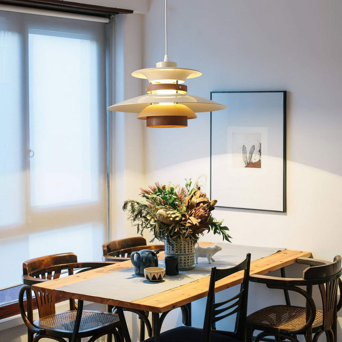 Mercero pendellampe med fire skjermer