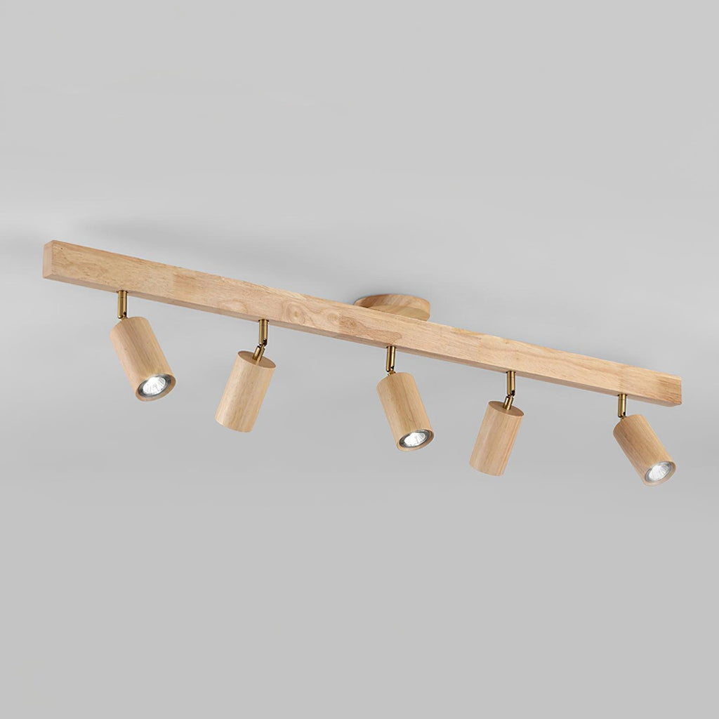 Veril Track Lighting Spotlight Wood - Neutralighting