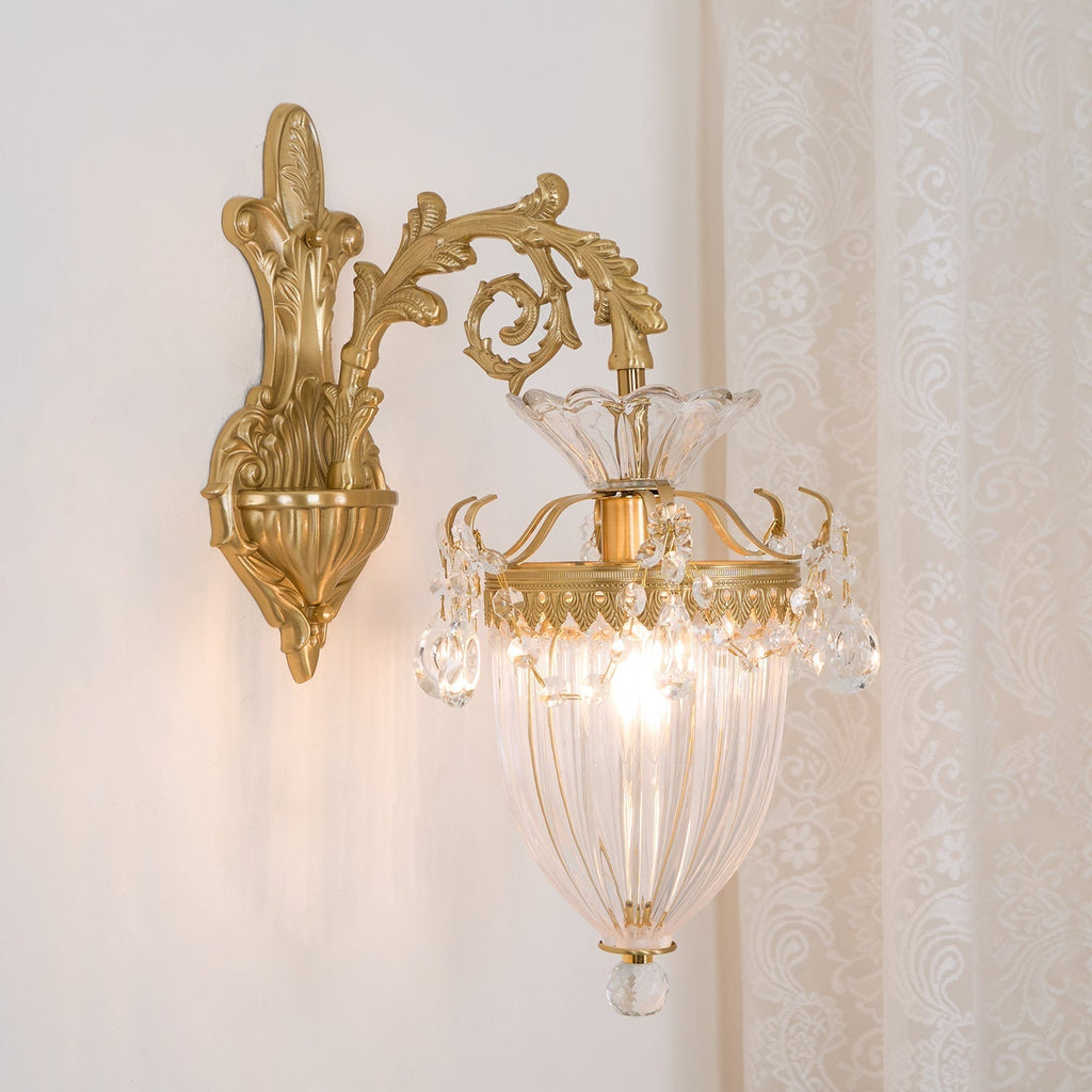Elosia Gold Double Wall Lamp — E26 Socket, 110V–240V