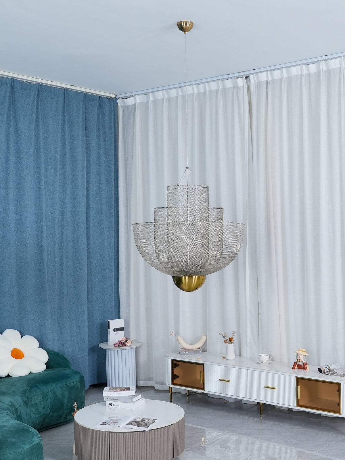 Lustra Radiant -kattokruunu — Meshmatics-riippuvalaisinkokoelma