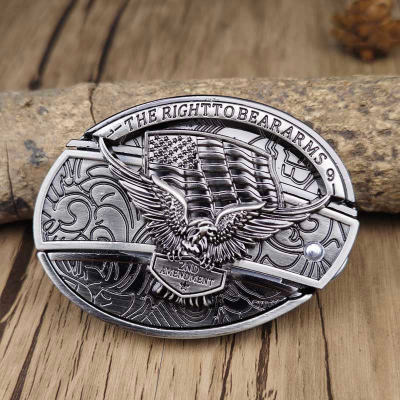 TerraForge Metall Ovale Cowboys Gürtelschnalle Zubehör