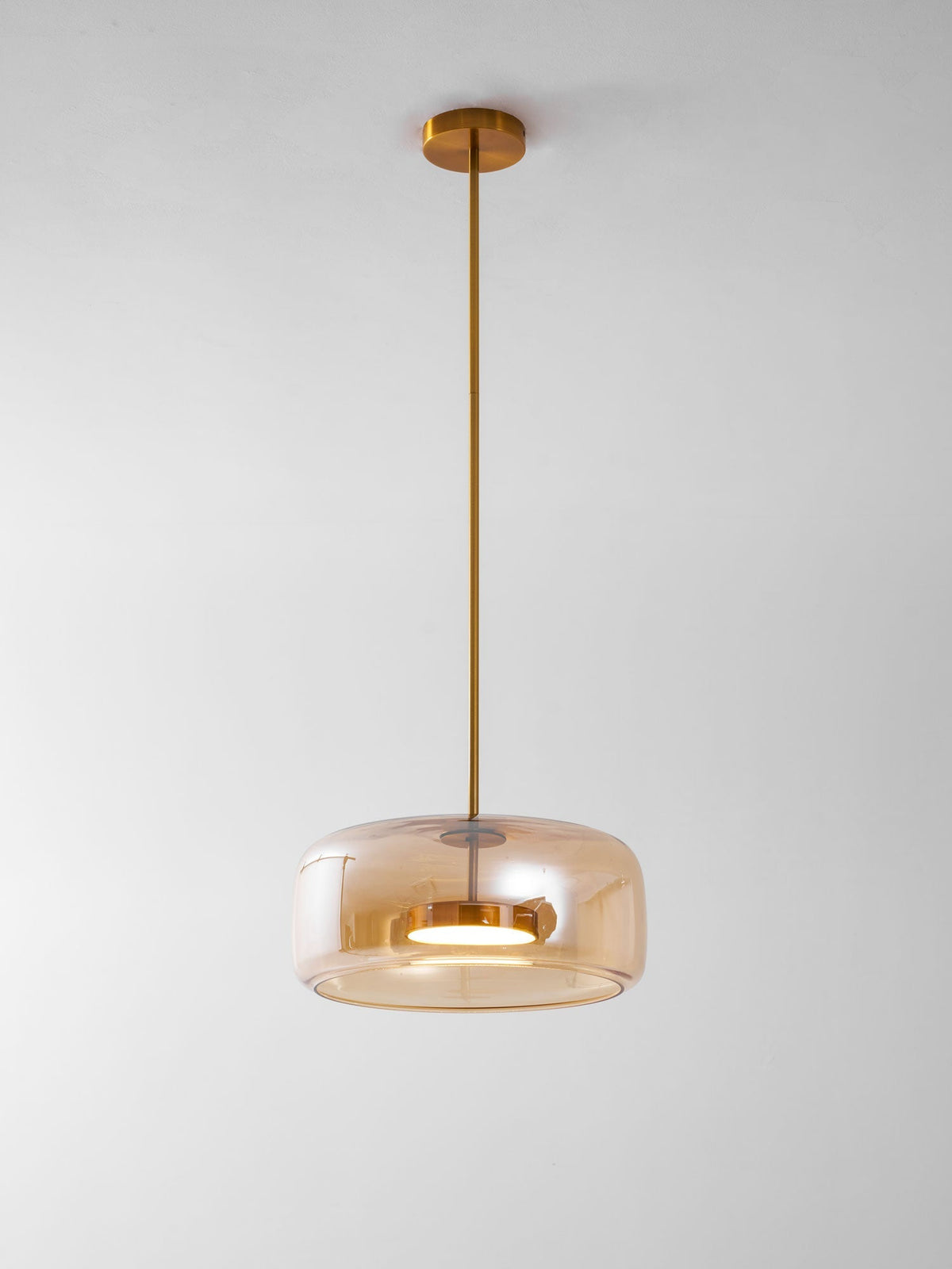 Lampada a sospensione da soffitto Metro Sphere in vetro