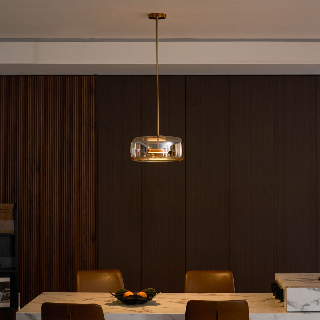 Lampada a sospensione da soffitto Metro Sphere in vetro