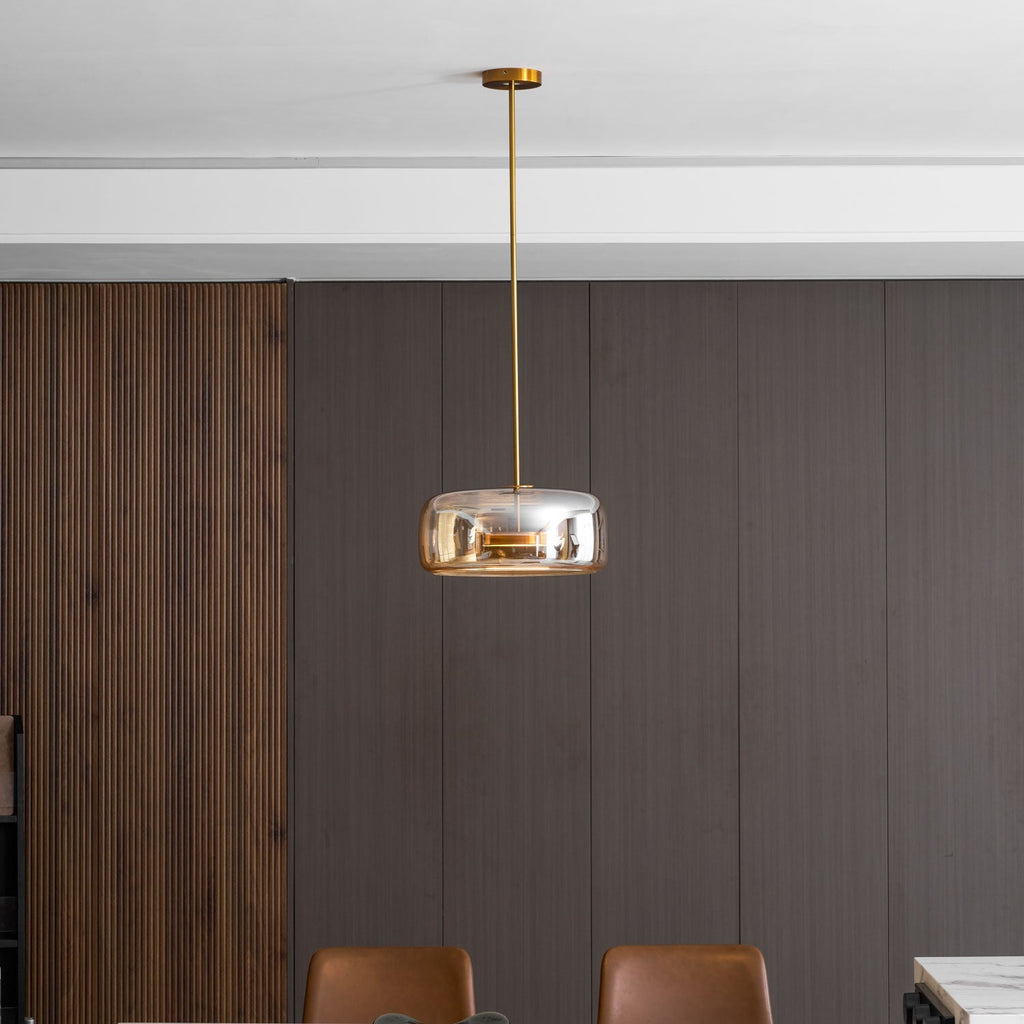 Lampada a sospensione da soffitto Metro Sphere in vetro