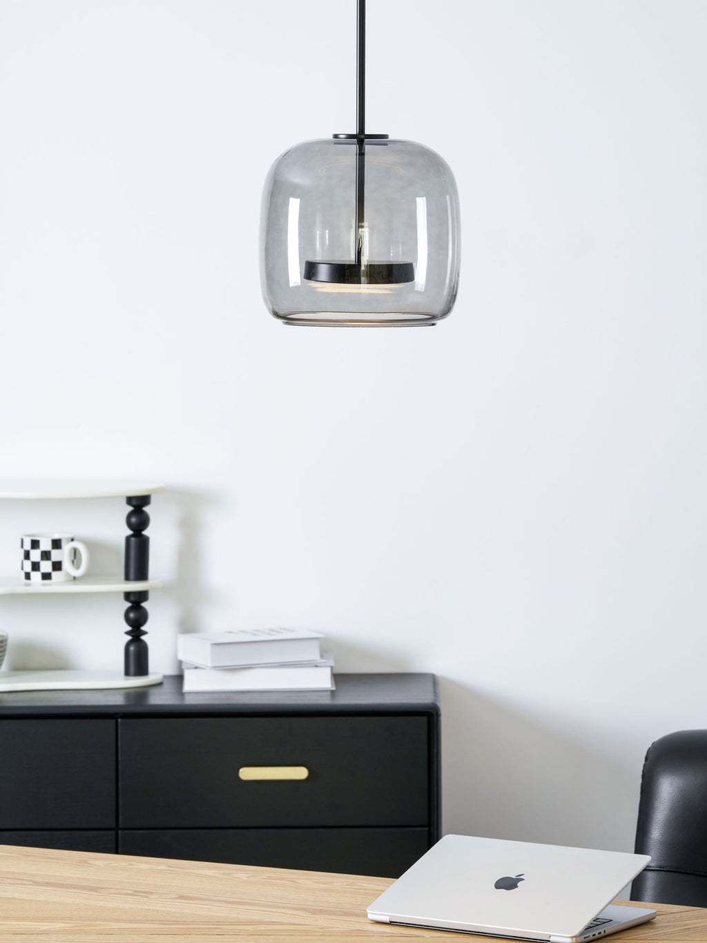 Lampada a sospensione da soffitto Metro Sphere in vetro