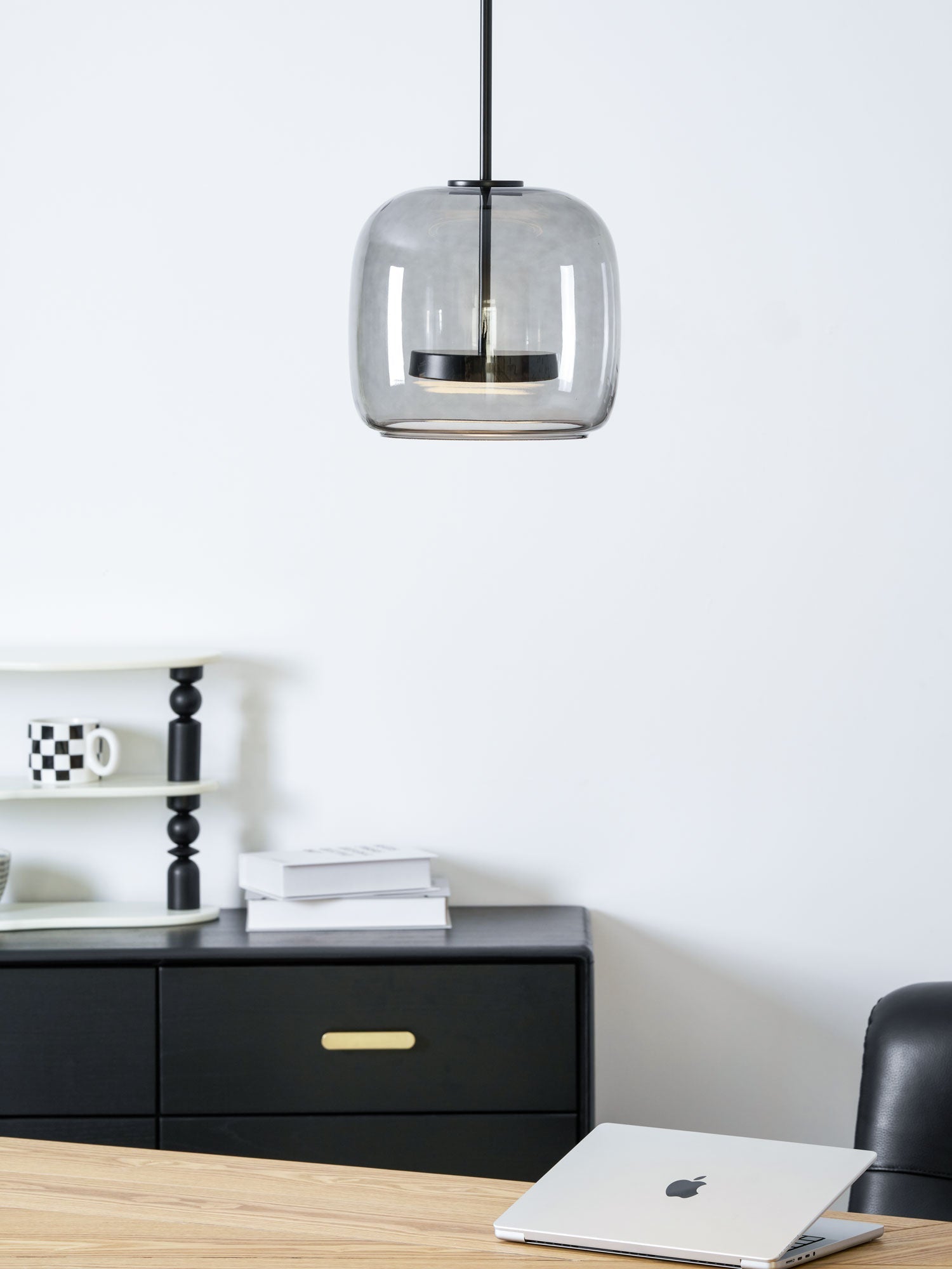 Lampada a sospensione da soffitto Metro Sphere in vetro