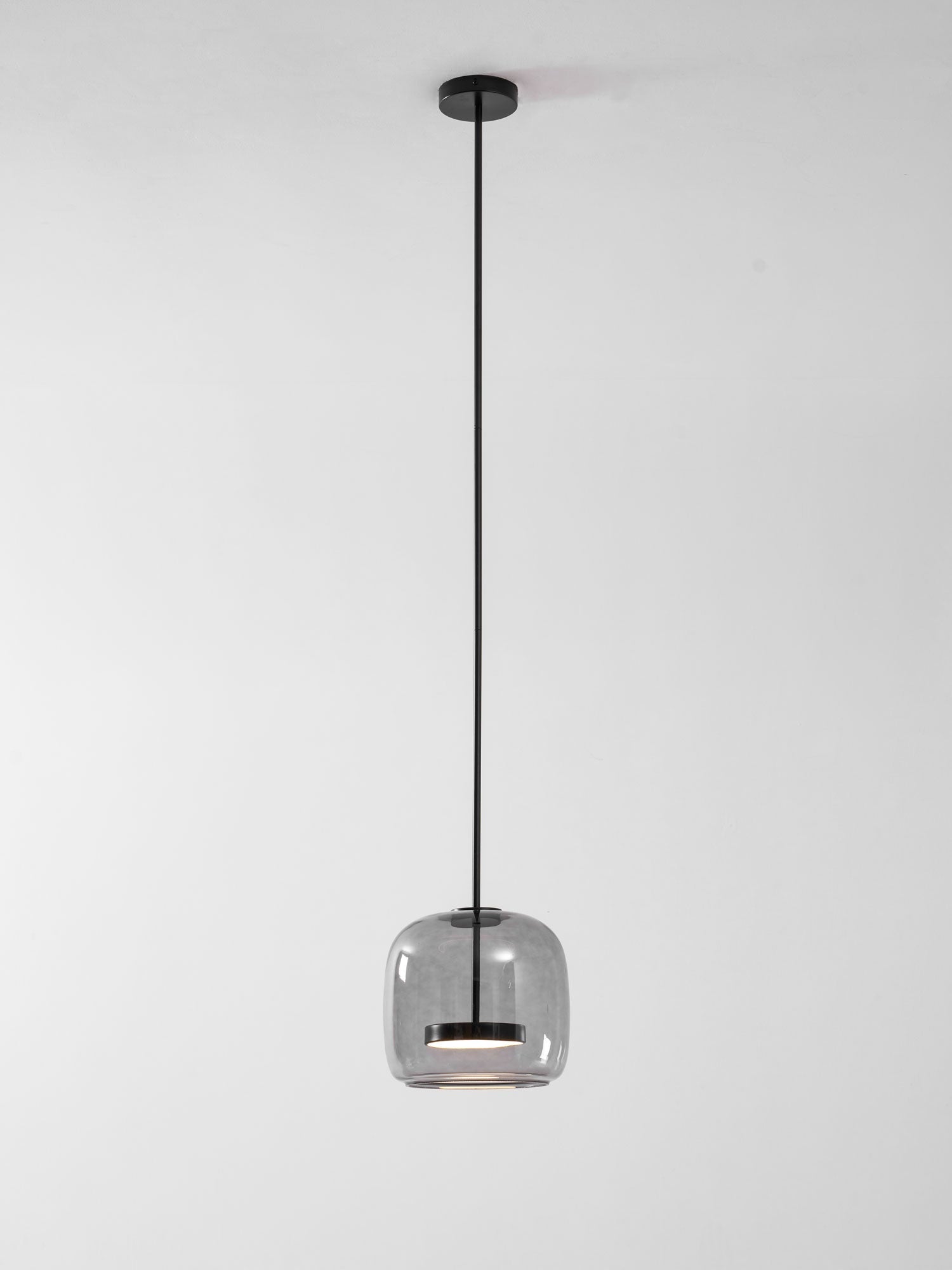 Lampada a sospensione da soffitto Metro Sphere in vetro