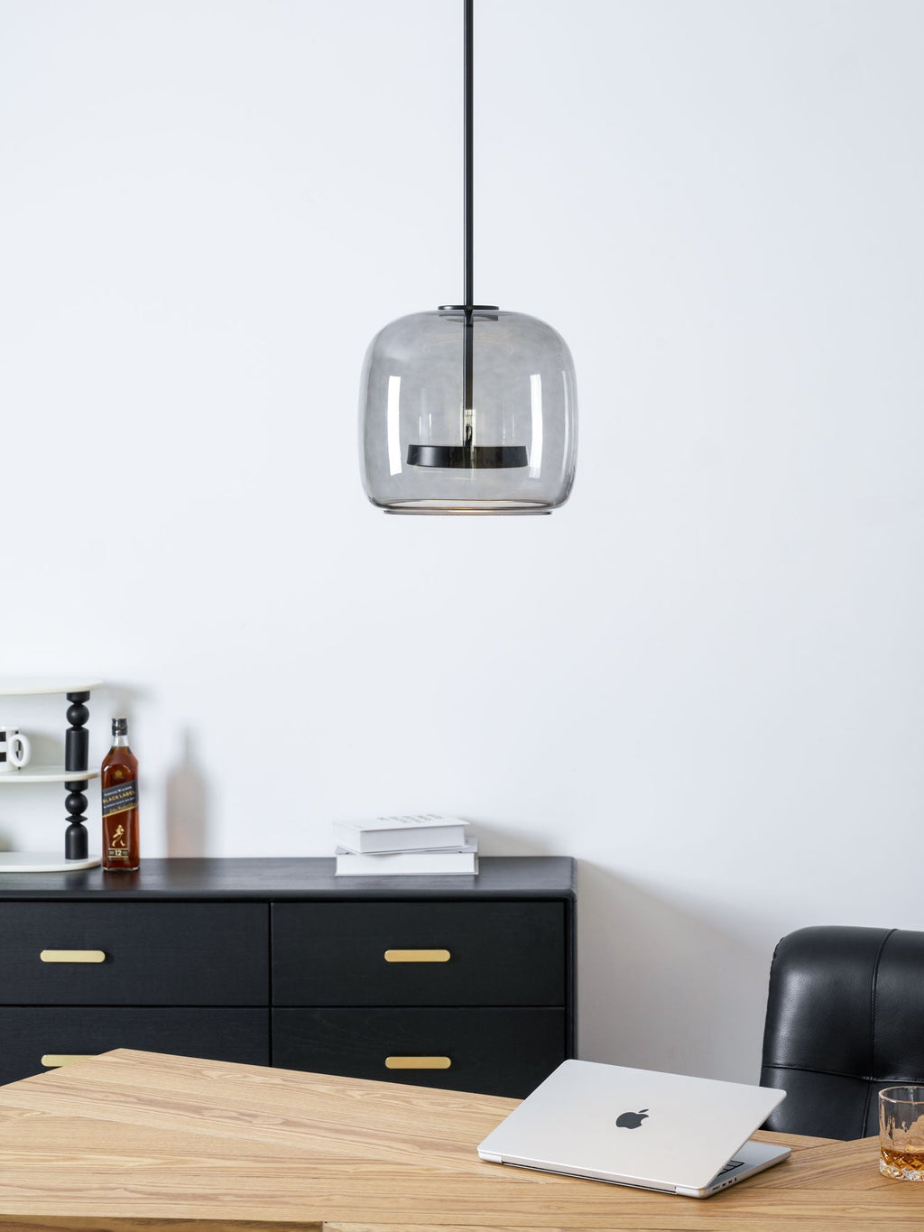 Lampada a sospensione da soffitto Metro Sphere in vetro