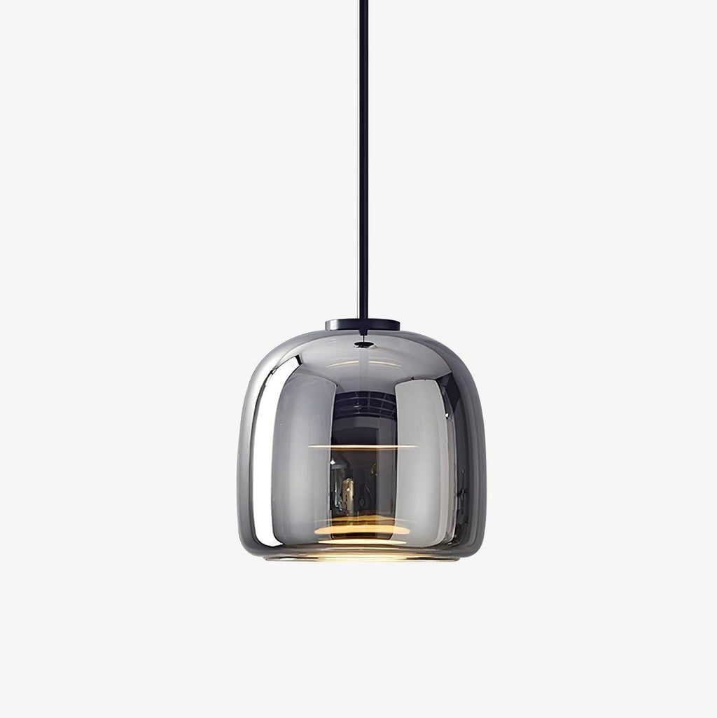 Plafondlamp met hangende Metro-bol van glas
