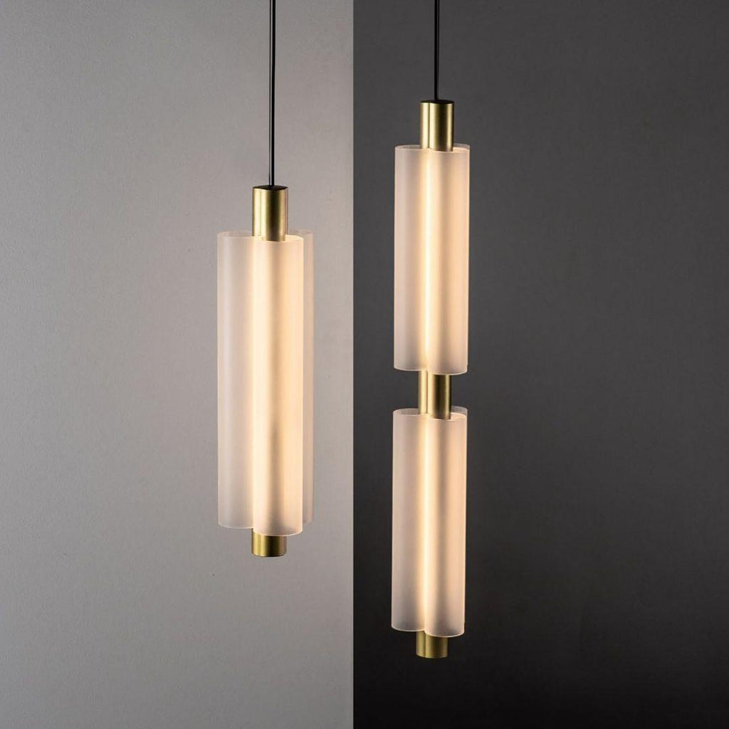 Trillium-pendellampe — Trefliget hængelampe inspireret af perler