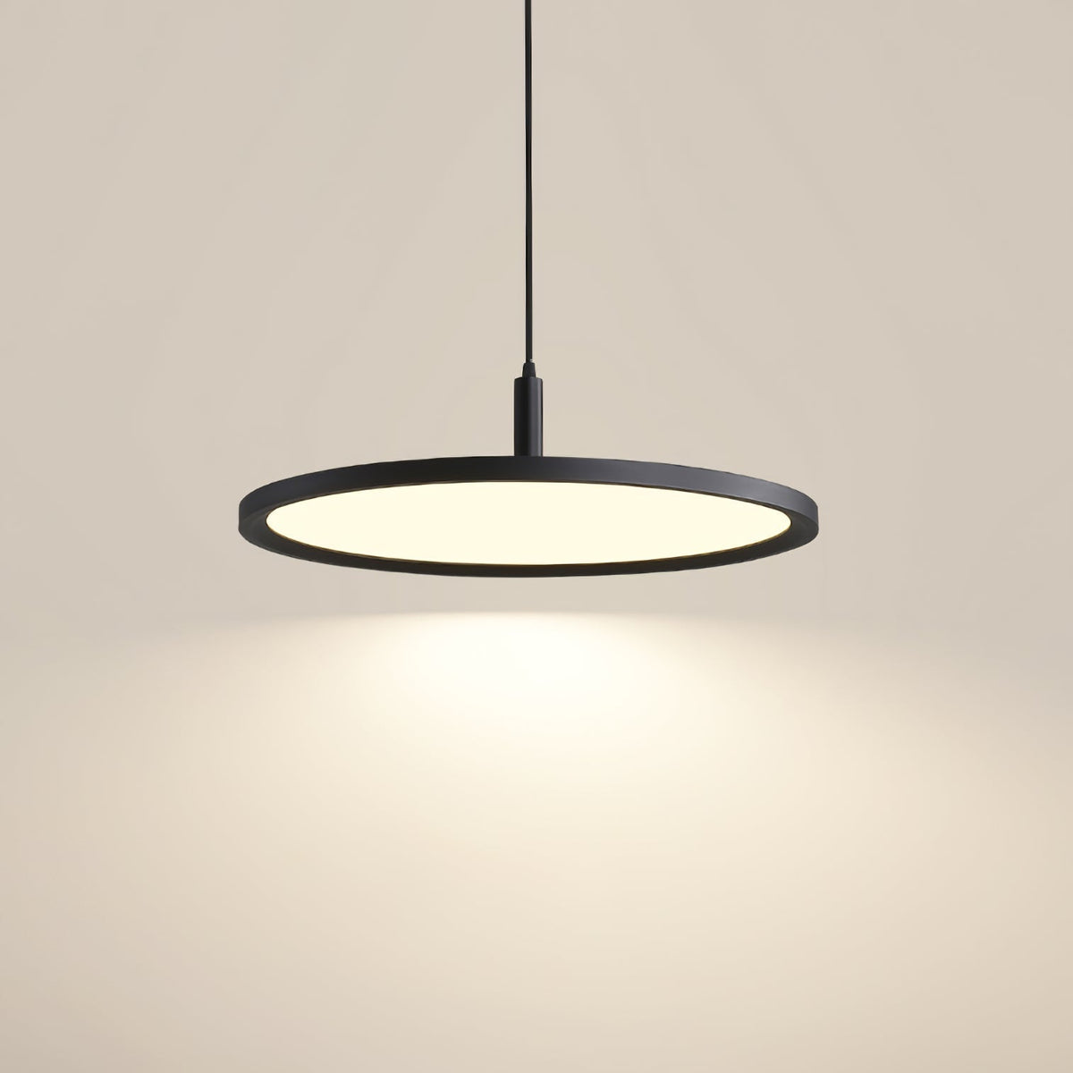 Minimalistische LED-Pendelleuchte mit 3-Farben-Umschaltung