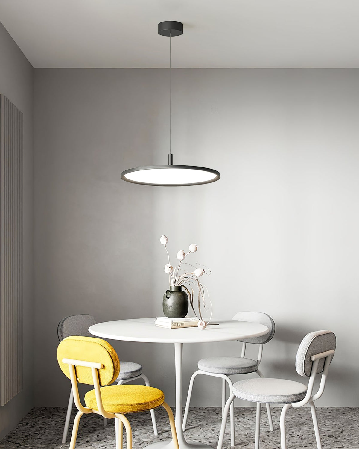 Minimalistische LED-Pendelleuchte mit 3-Farben-Umschaltung