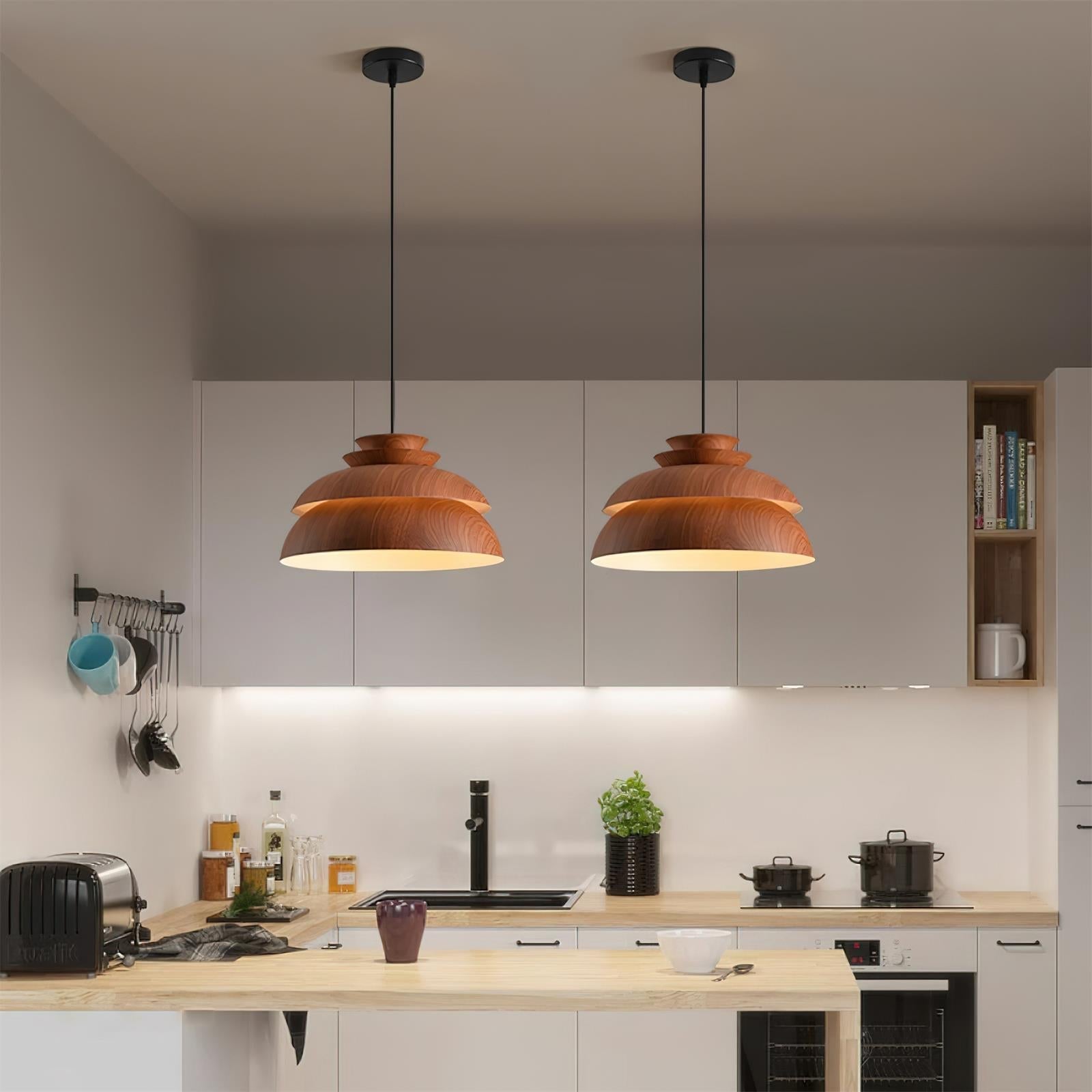 Sorena Aluminum Pendant Light Natural Elegant Lamp Home