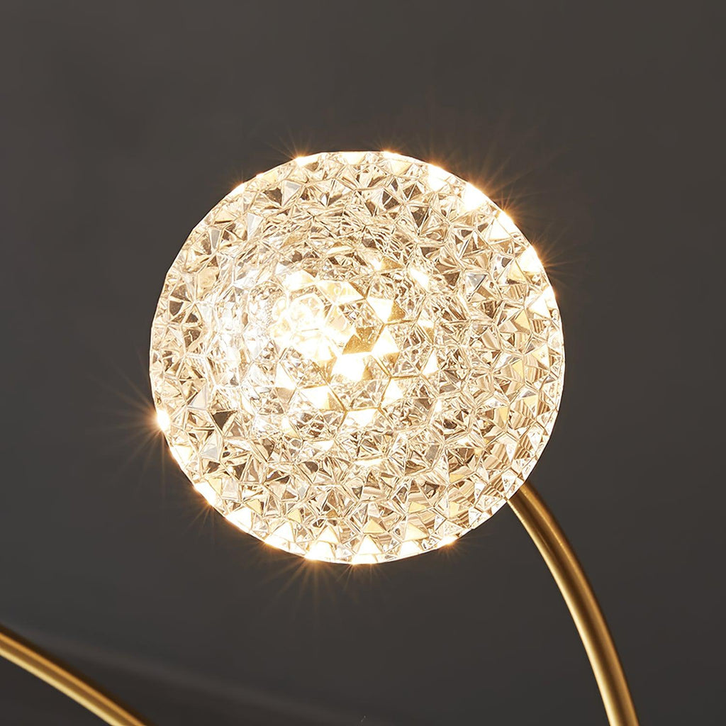 Lustre Millender à 8 bras avec finition dorée