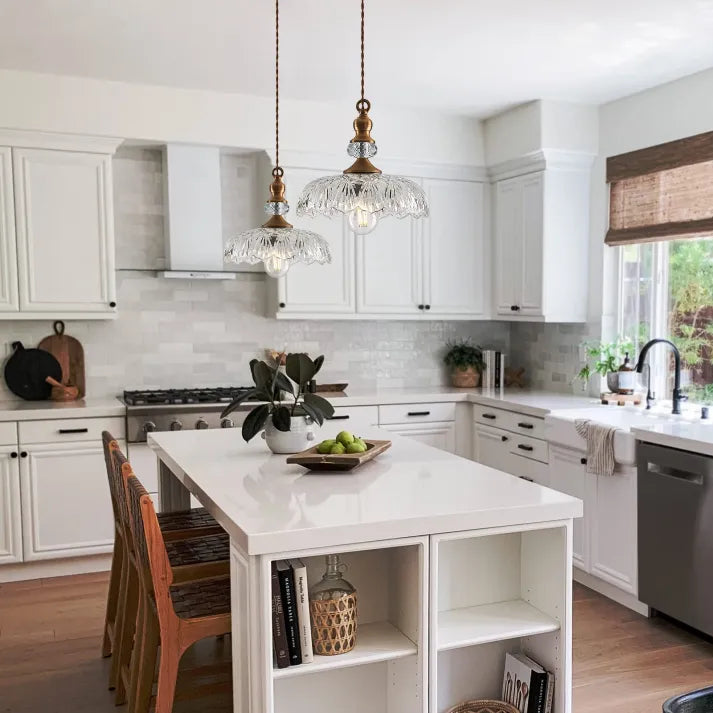 Caldera mini üveg és fém függeszték szigethez