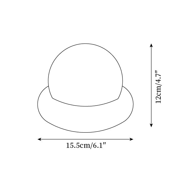 Lampă de masă sferică Mini Maga — travertin neted Riita