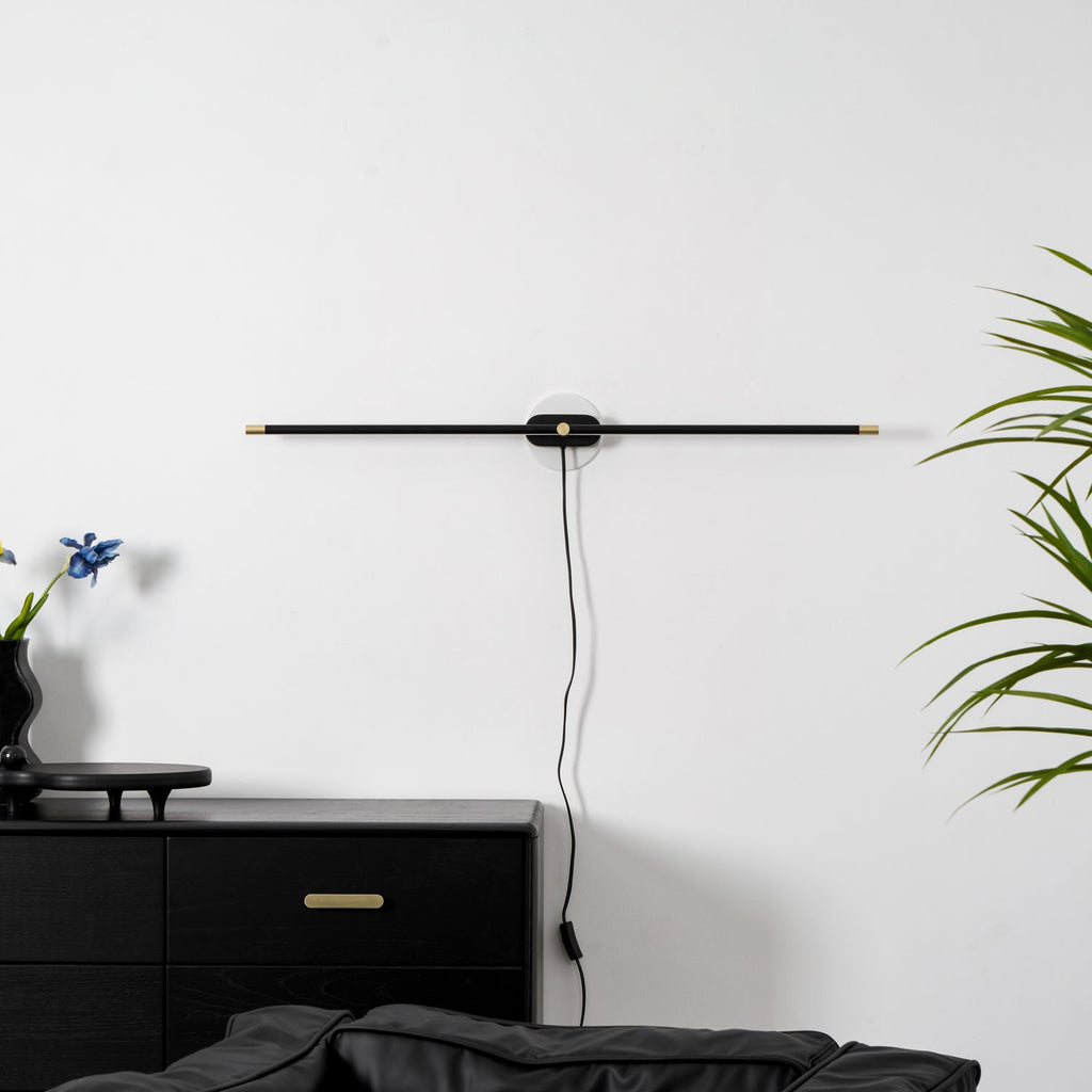 Minimalistische lineaire insteekbare ledwandlamp