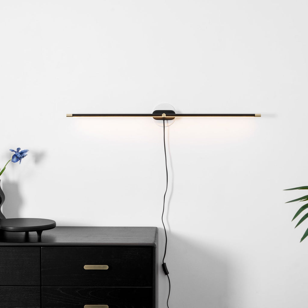 Minimalistische lineaire insteekbare ledwandlamp