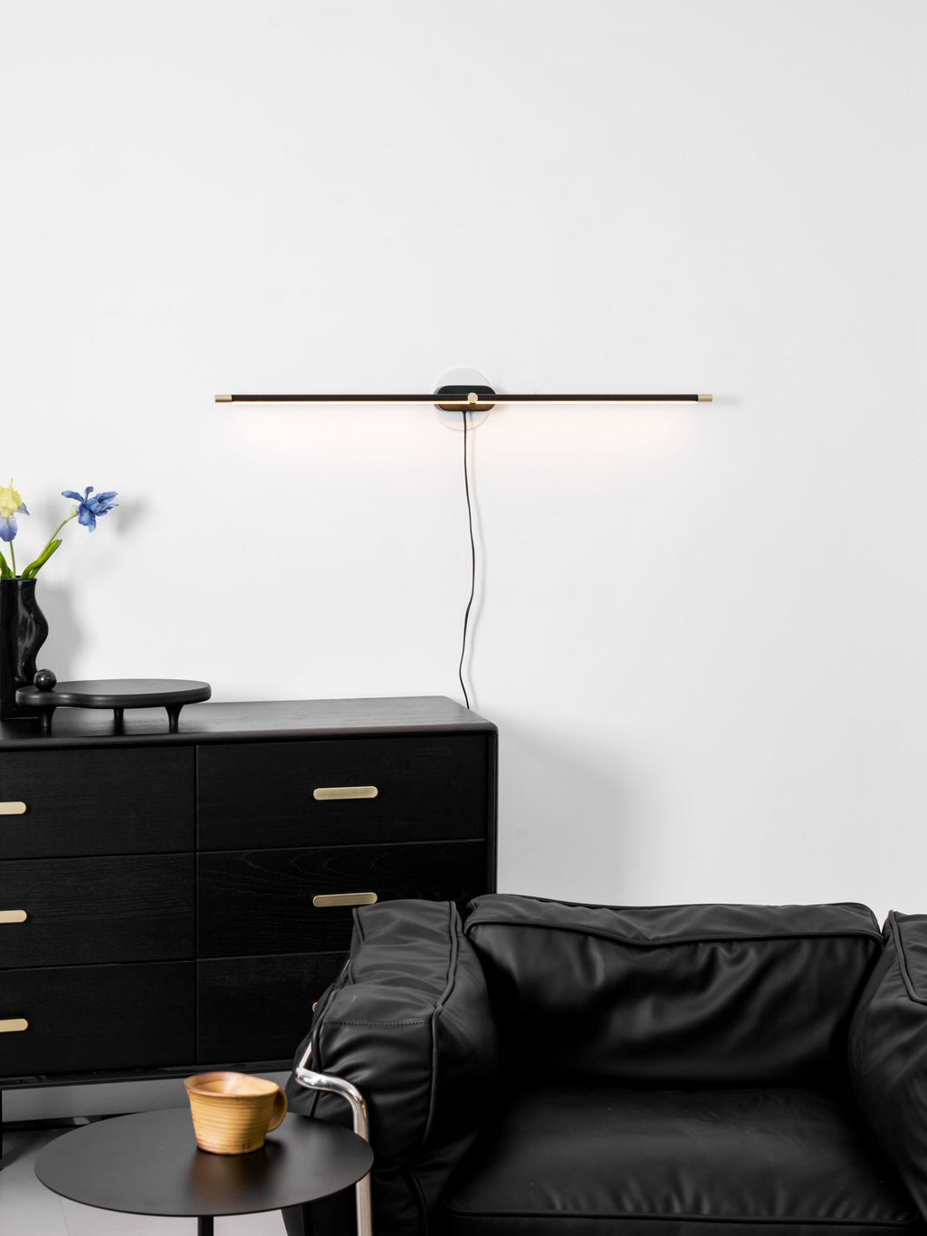 Minimalistische lineaire insteekbare ledwandlamp