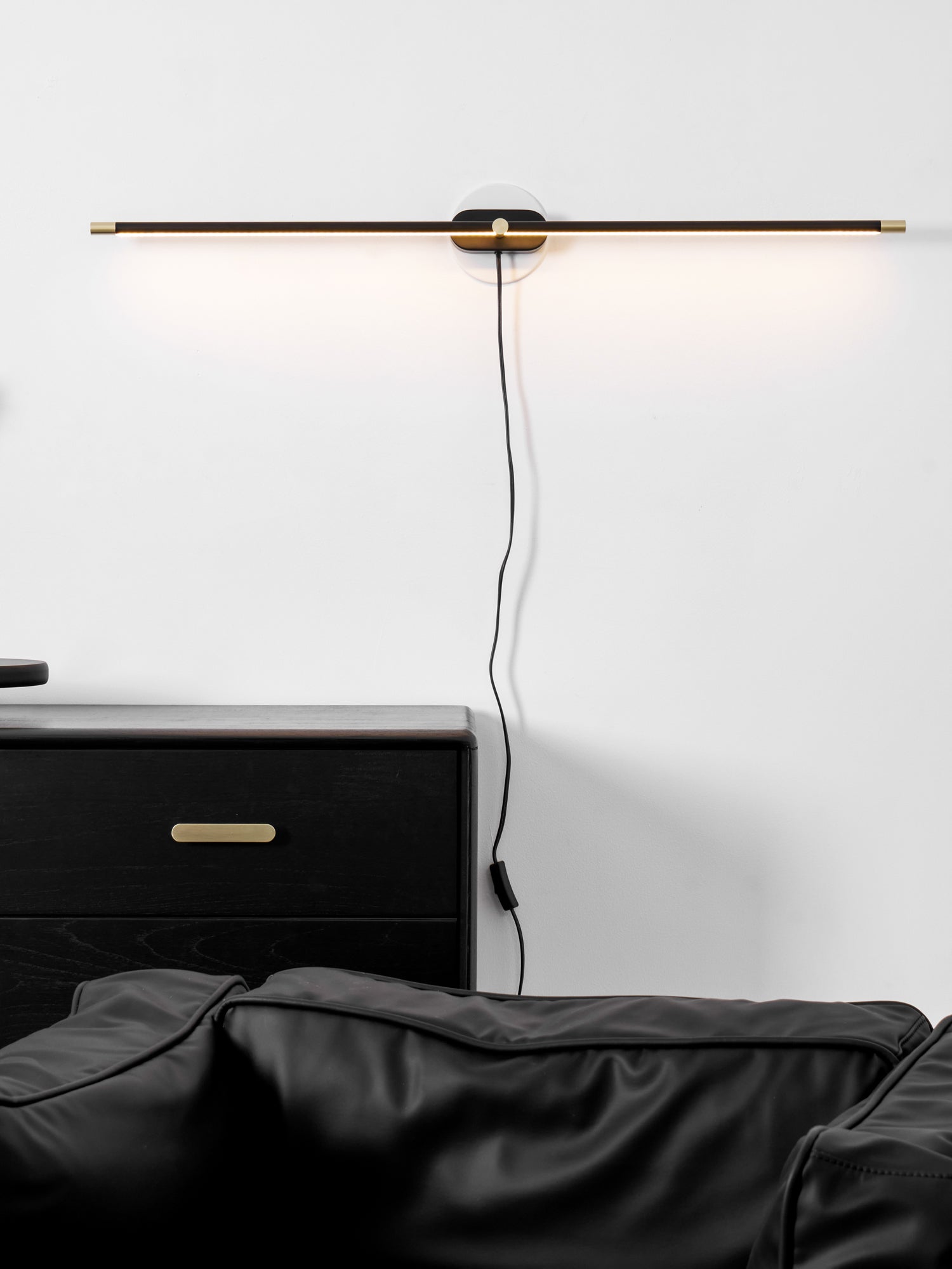 Minimalistische lineaire insteekbare ledwandlamp