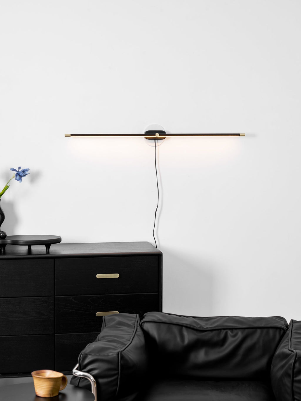 Minimalistische lineaire insteekbare ledwandlamp