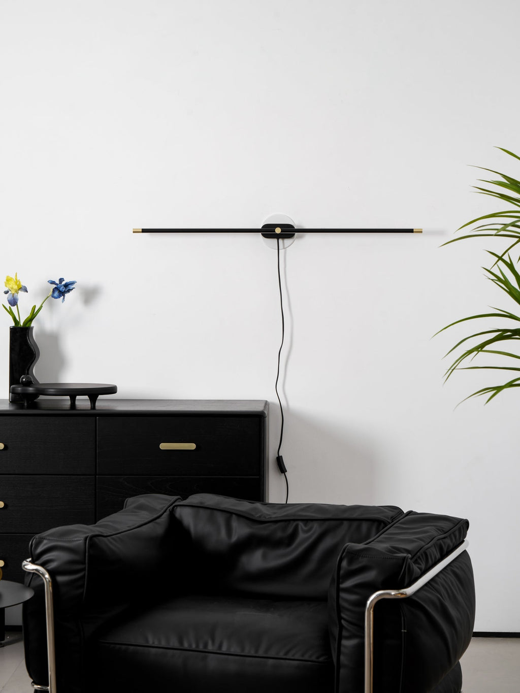Minimalistische lineaire insteekbare ledwandlamp
