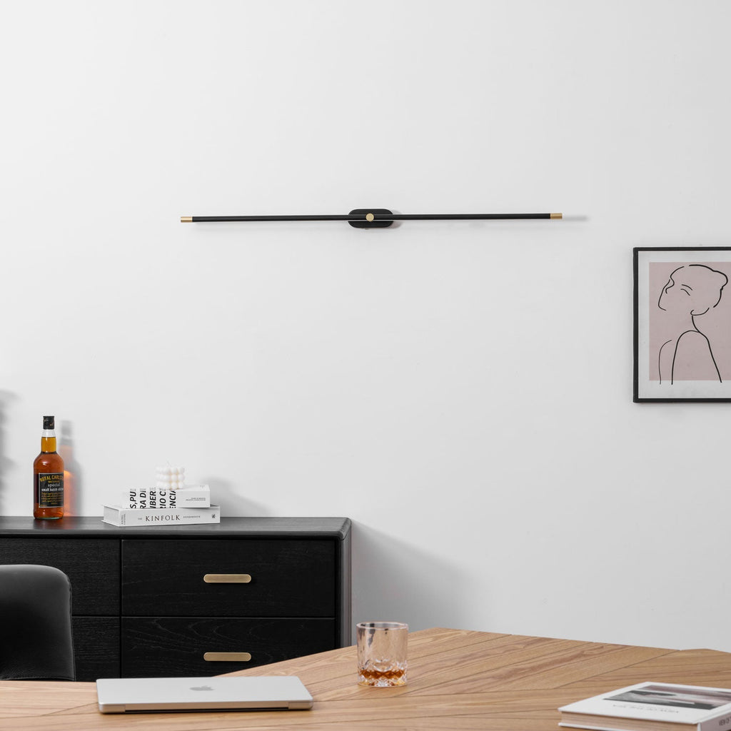 Minimalistische lineare Wandleuchte – wiederaufladbar, kabellos