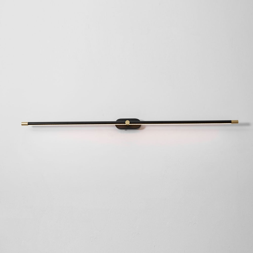 Lámpara de pared lineal minimalista recargable — Sin cable, carga USB, control inalámbrico
