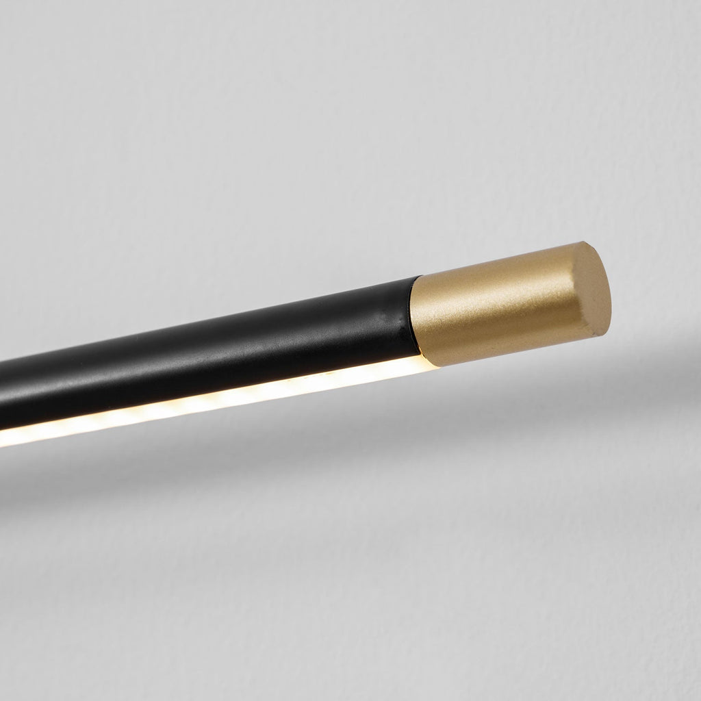 Minimalistische lineare Wandleuchte – wiederaufladbar, kabellos