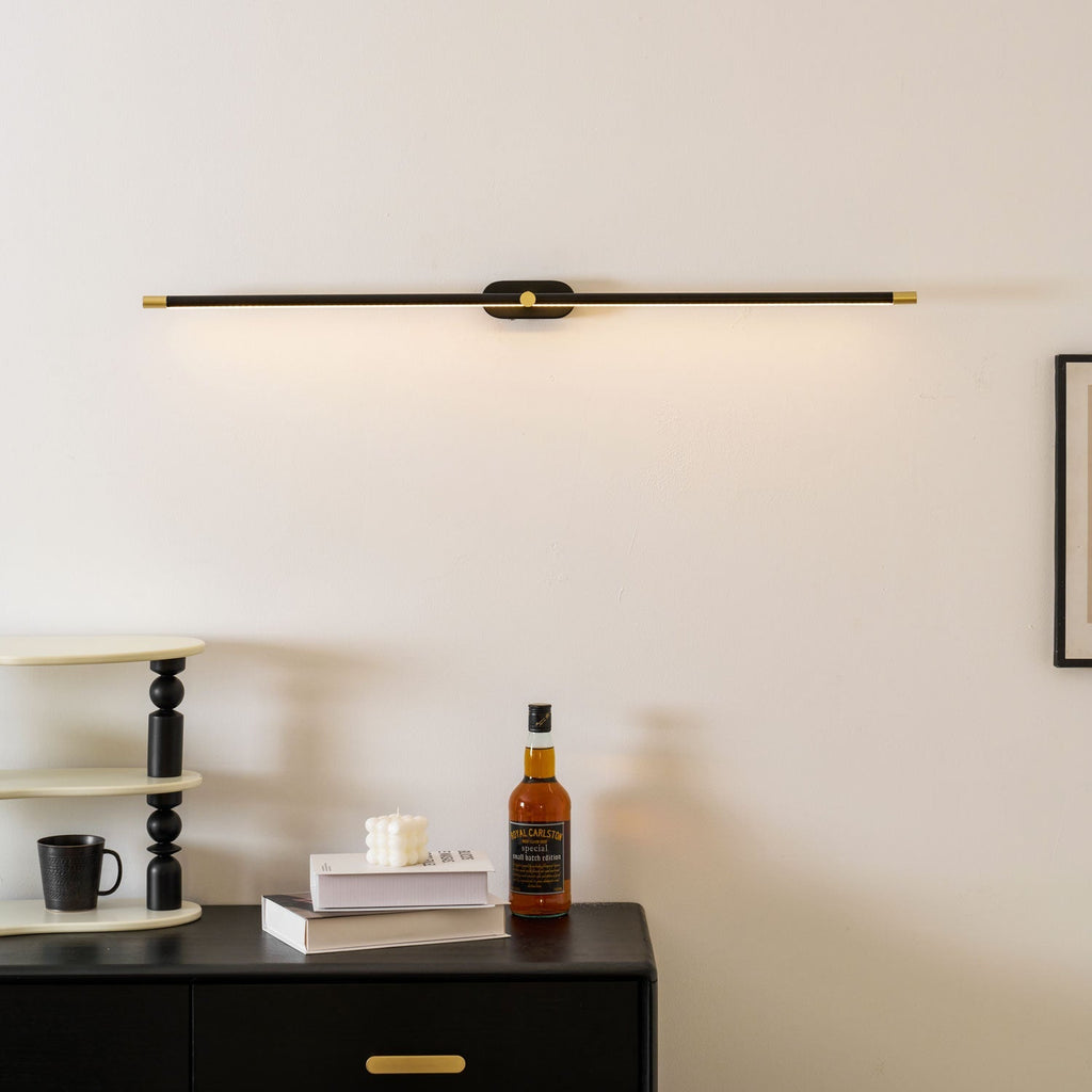 Minimalistische lineare Wandleuchte – wiederaufladbar, kabellos