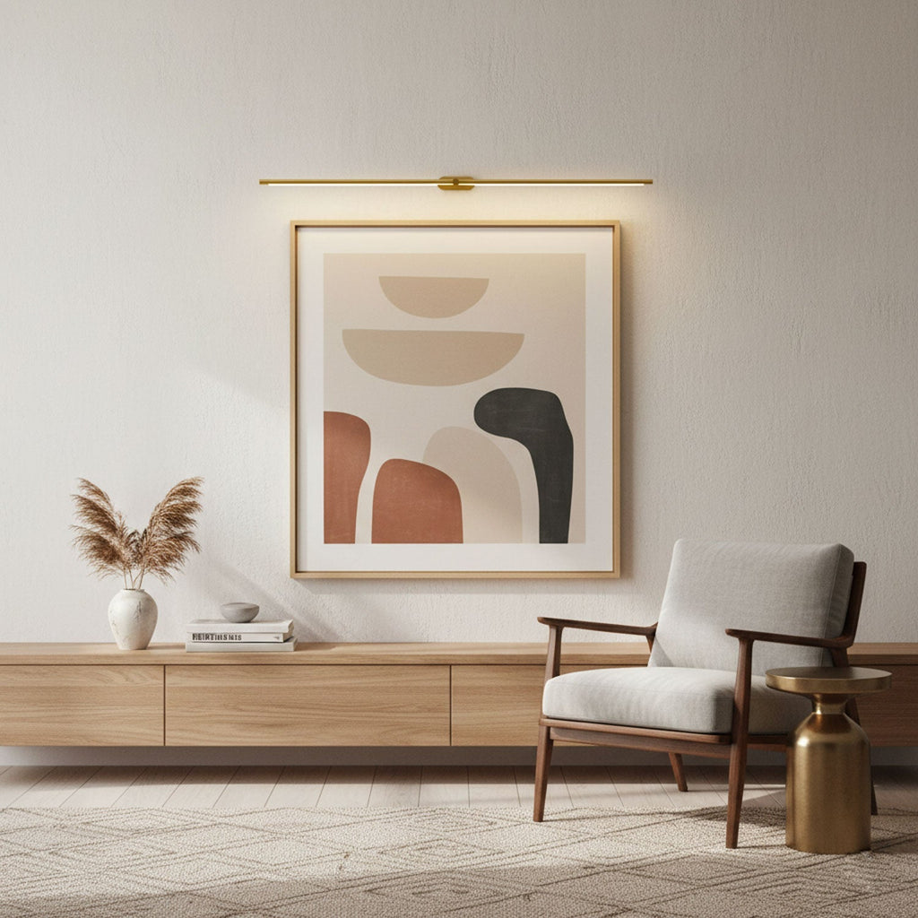 Minimalistische lineaire ledwandlamp
