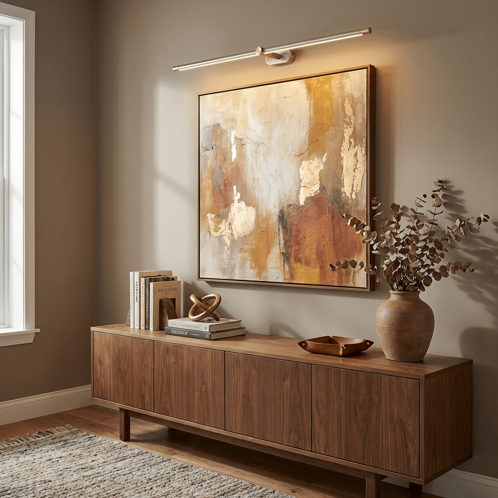 Minimalistische lineaire ledwandlamp